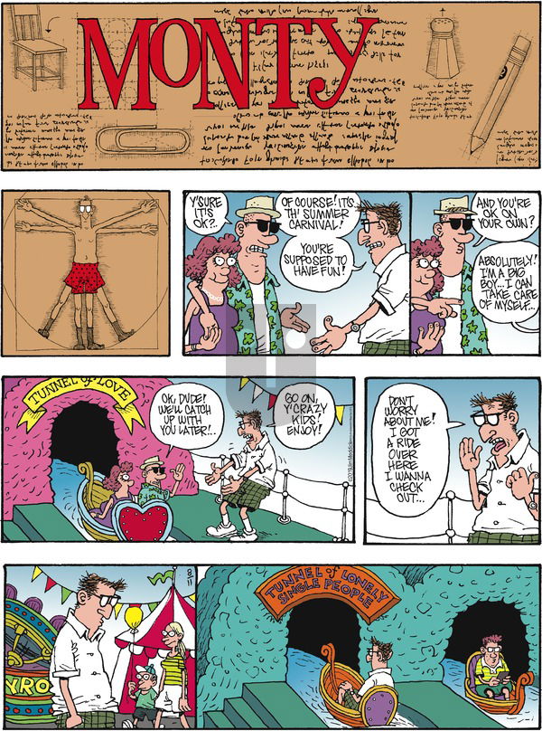 Monty on Sunday August 11, 2019 Comic Strip