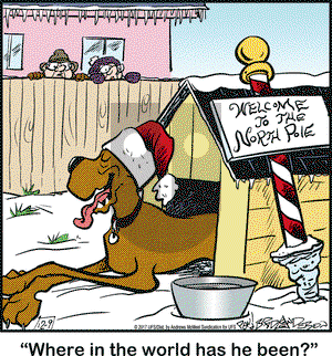 Marmaduke on Saturday December 9, 2017 Comic Strip
