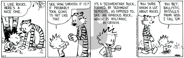 Calvin and Hobbes on Saturday December 5, 1992 Comic Strip