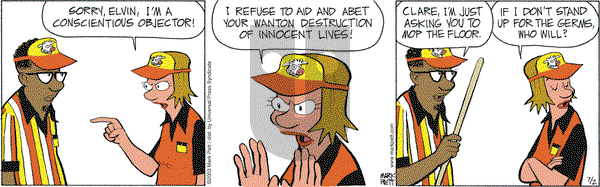 Lucky Cow on Wednesday July 2, 2003 Comic Strip