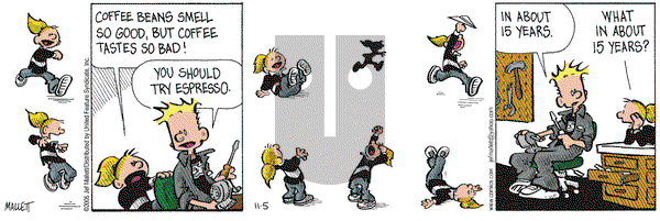 Frazz on Saturday November 5, 2005 Comic Strip