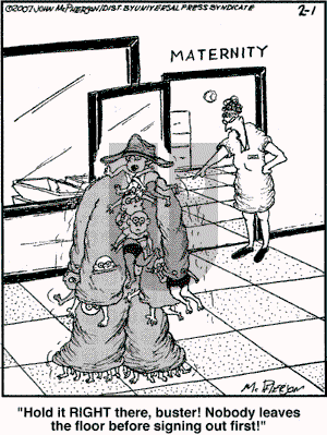 Close to Home on Thursday February 1, 2007 Comic Strip