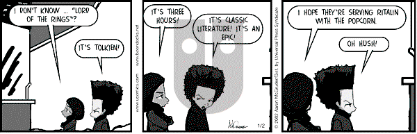 The Boondocks on Wednesday August 5, 2009 Comic Strip