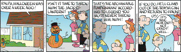 Drabble on Monday November 9, 2015 Comic Strip
