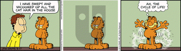 Garfield on Monday March 17, 2014 Comic Strip