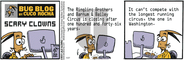 La Cucaracha - Friday January 27, 2017 Comic Strip