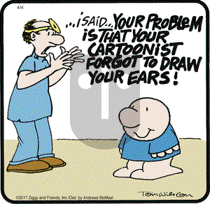 Ziggy on Tuesday April 4, 2017 Comic Strip
