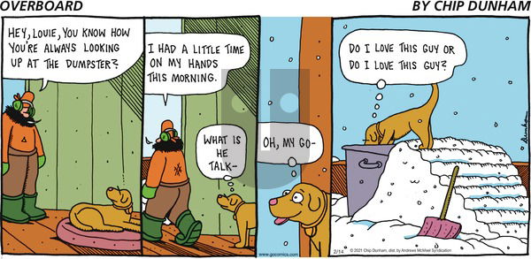 Overboard on Sunday February 14, 2021 Comic Strip