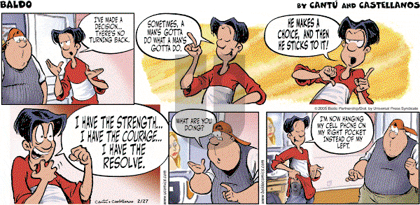 Baldo - Sunday February 27, 2005 Comic Strip