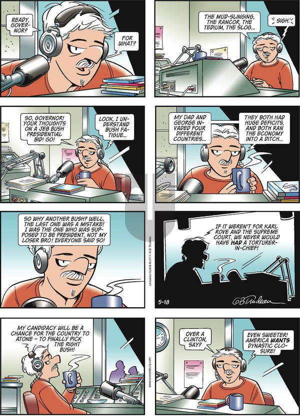 Doonesbury on Sunday May 18, 2014 Comic Strip