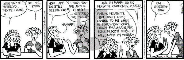 Clear Blue Water on Saturday January 26, 2008 Comic Strip