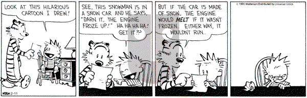 Calvin and Hobbes on Wednesday February 11, 2015 Comic Strip
