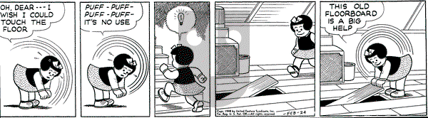 Nancy - Tuesday February 24, 1948 Comic Strip