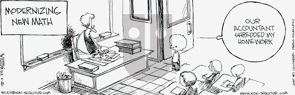 Non Sequitur on Tuesday February 26, 2002 Comic Strip