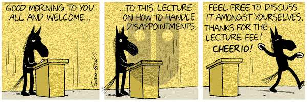 Dark Side of the Horse on Thursday October 28, 2010 Comic Strip
