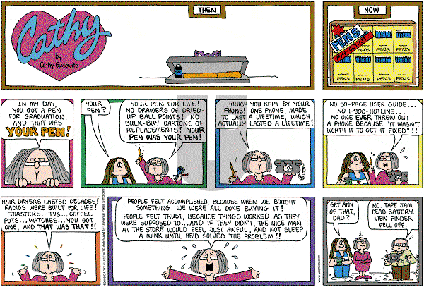 Cathy Classics - Sunday June 8, 2003 Comic Strip