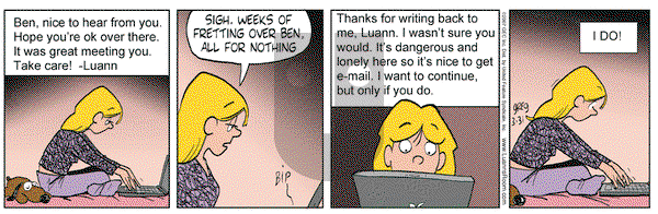 Luann on Saturday March 31, 2007 Comic Strip