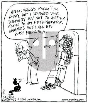 Kit 'N' Carlyle on Friday March 31, 2000 Comic Strip