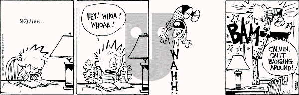 Calvin and Hobbes - Monday November 13, 1989 Comic Strip