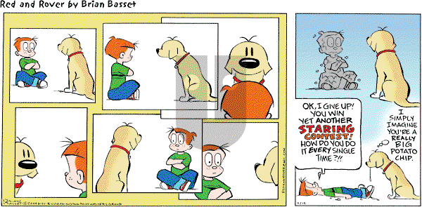 Red and Rover on Sunday February 15, 2009 Comic Strip