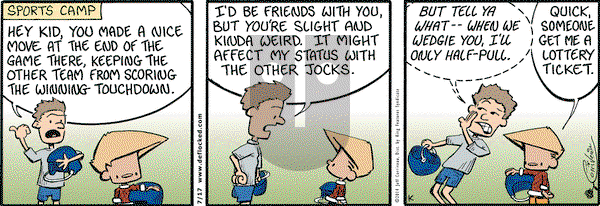 DeFlocked on Thursday July 17, 2014 Comic Strip