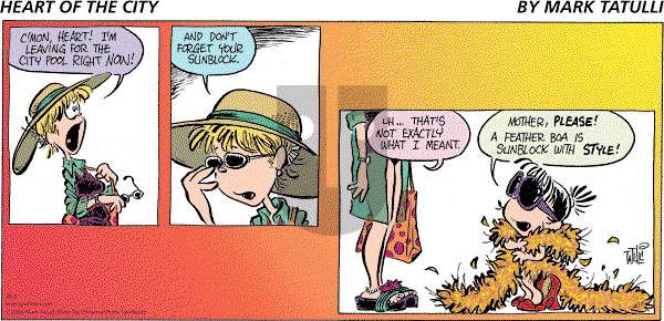 Heart of the City on Sunday August 3, 2008 Comic Strip