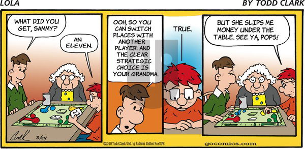 Lola on Sunday March 24, 2019 Comic Strip
