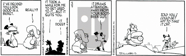 Over the Hedge on Saturday May 6, 2000 Comic Strip