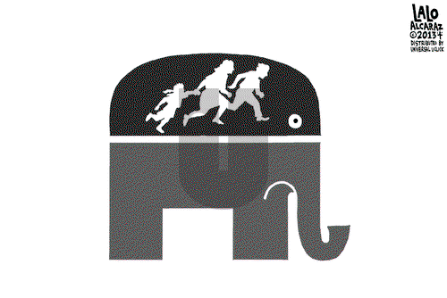 Lalo Alcaraz on Friday April 12, 2013 Comic Strip