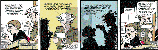 Doonesbury on Thursday January 4, 2001 Comic Strip