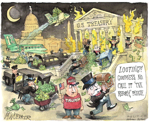 Matt Wuerker on Tuesday December 5, 2017 Comic Strip