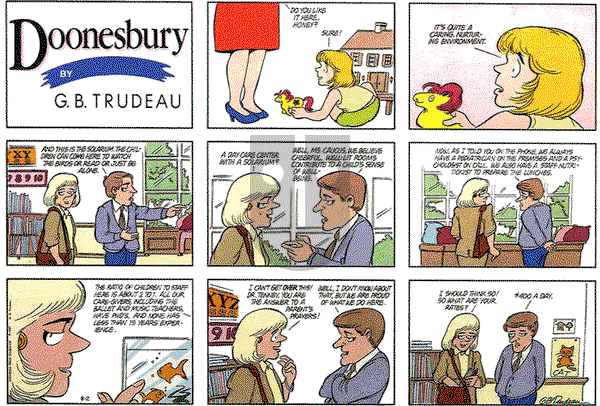 Doonesbury on Sunday August 2, 1987 Comic Strip