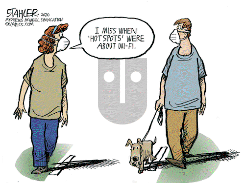 Jeff Stahler on Friday May 8, 2020 Comic Strip