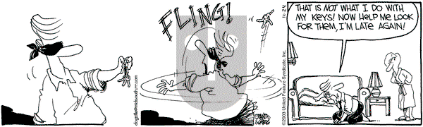 The Buckets on Monday November 24, 2003 Comic Strip