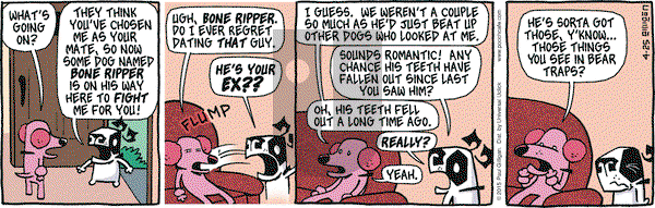 Pooch Cafe on Saturday April 25, 2015 Comic Strip