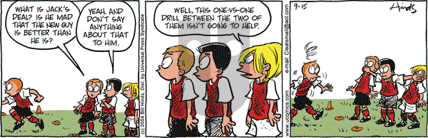 Cleats on Wednesday September 15, 2004 Comic Strip