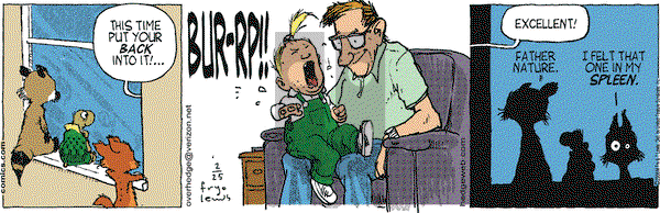 Over the Hedge on Saturday February 25, 2006 Comic Strip
