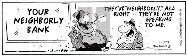 Frank and Ernest on Monday January 20, 1997 Comic Strip