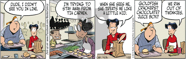 Baldo on Tuesday January 22, 2013 Comic Strip