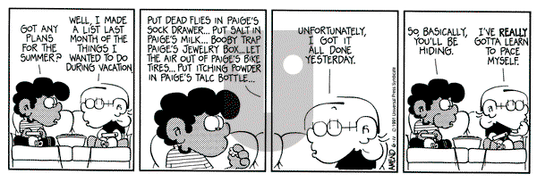 FoxTrot on Tuesday June 11, 1991 Comic Strip