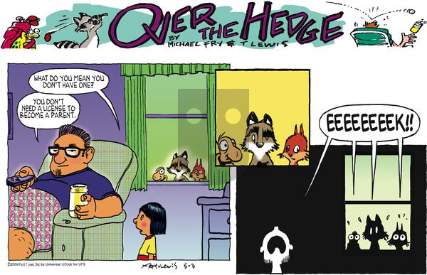 Over the Hedge on Sunday May 3, 2015 Comic Strip