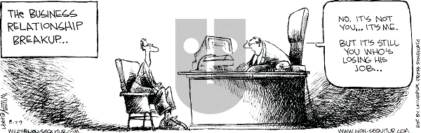 Non Sequitur on Wednesday August 29, 2001 Comic Strip