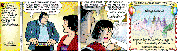 Alley Oop on Wednesday April 29, 2009 Comic Strip