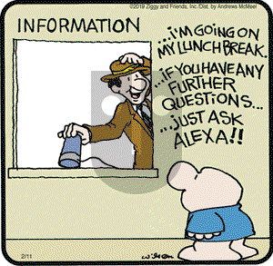 Ziggy on Monday February 11, 2019 Comic Strip
