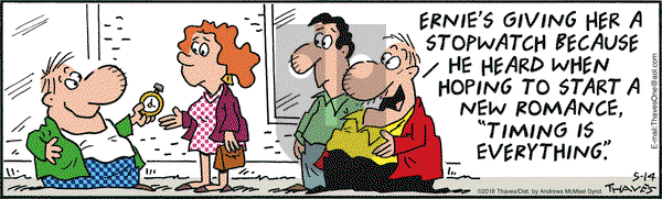 Frank and Ernest on Monday May 14, 2018 Comic Strip