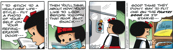 Nancy on Saturday November 22, 2008 Comic Strip