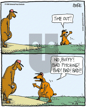 In the Bleachers - Friday September 26, 2008 Comic Strip