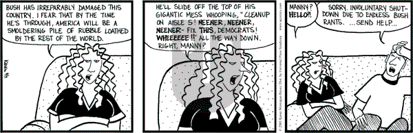 Clear Blue Water on Tuesday August 9, 2005 Comic Strip