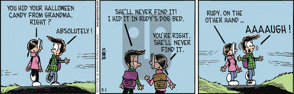 Grand Avenue on Wednesday November 1, 2017 Comic Strip