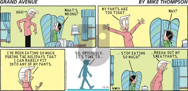 Grand Avenue on Sunday December 22, 2024 Comic Strip